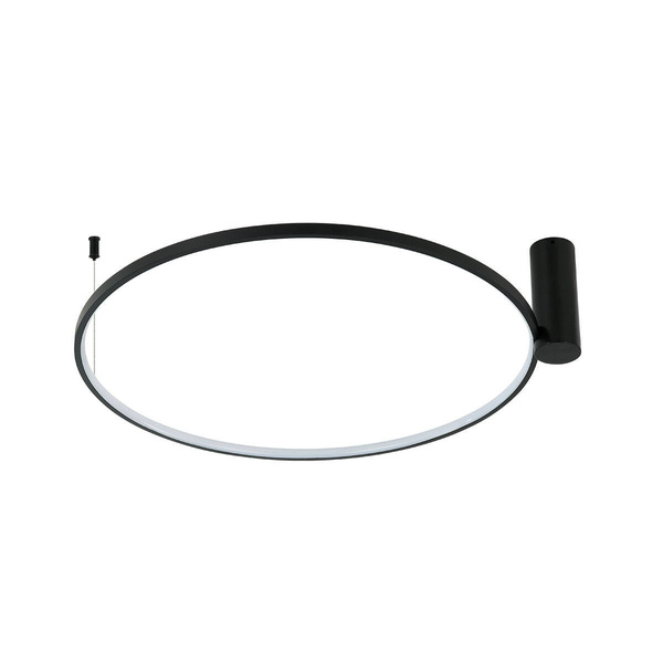 Lampa sufitowa RING S 60cm LED 35W zmienna barwa światła CCT | czarny