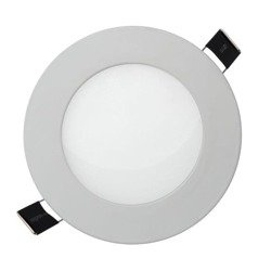 ALGINE ECO LED ROUND 230V 12W IP20 CW SUFITOWE BIAŁA RAMKA PODTYNKOWA &