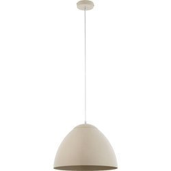 Lampa wisząca FARO 3245 1xE27 beżowa