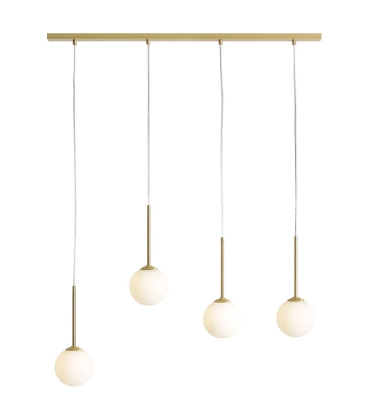 LAMPA WISZĄCA BOSSO 4 BRASS