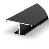 Profil LED P9-1 dwustronny 100cm wys.18mm | czarny