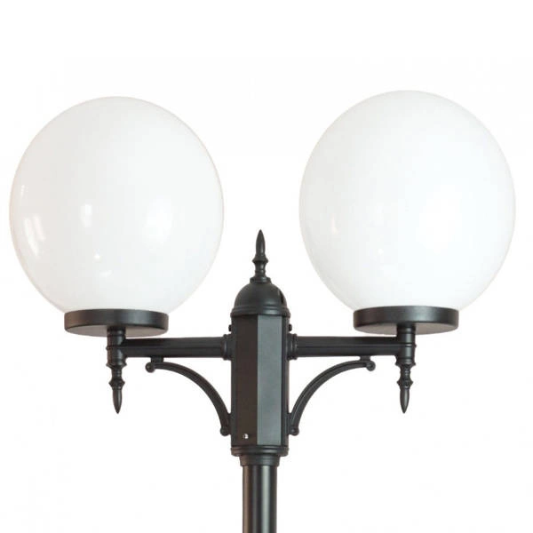 Lampa masztowa KULE CLASSIC OGMWN 2 300 latarnia 2-3metry IP43 | czarna