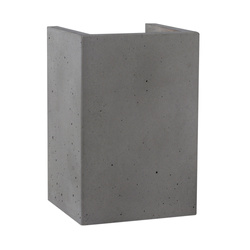 Kinkiet blokowy 2xGU10 Max.6W Szary Beton