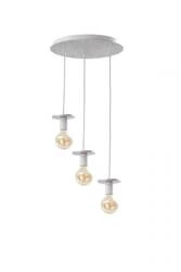 Lampa wisząca 3xE27 SATURN SILVER