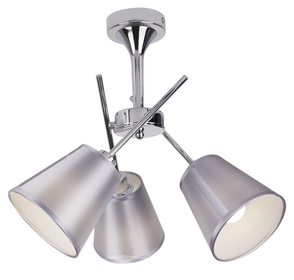 Lampa sufitowa VOX 33-70623 chromowa 3x40W E14 z regulacją położenia abażurów