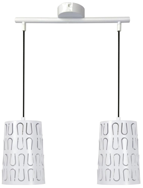 Lampa wisząca VISTA 32-64271 biała 2x60W E27