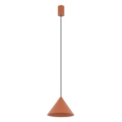 Lampa wisząca ZENITH S wys.130cm szer.20.5cm GU10 IP20 | Terracotta 11490