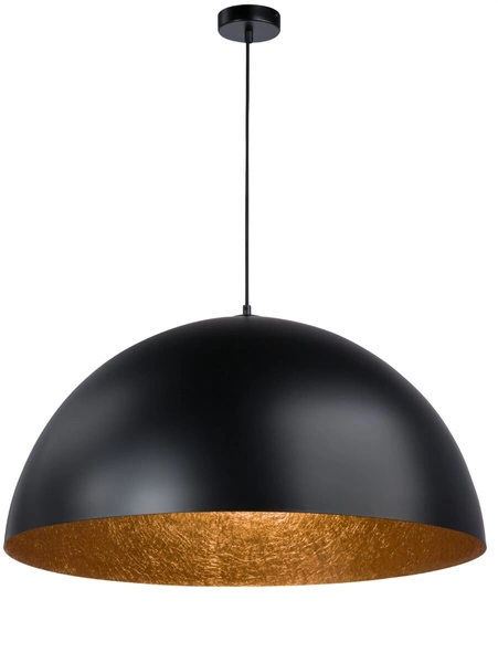 Lampa wisząca SFERA czarno - miedziana 35cm