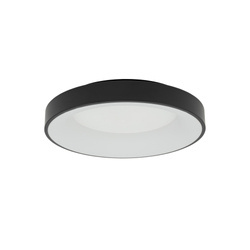 Plafon NIKKI ROUND LED śr. 48cm 48W barwa biała ciepła 3000K | czarny  11207