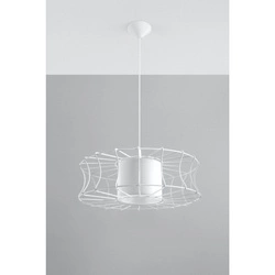 Industrialna lampa wisząca SALERNO SL.0299 Biała 1xE27