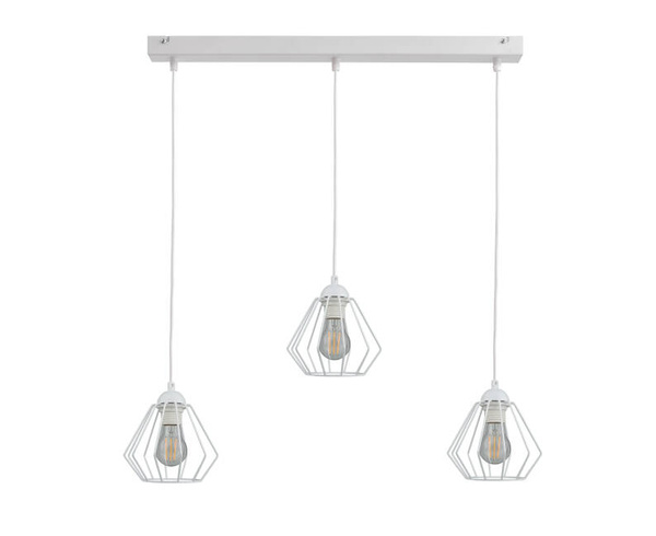 Lampa wisząca 3xE27 VILIS WHITE