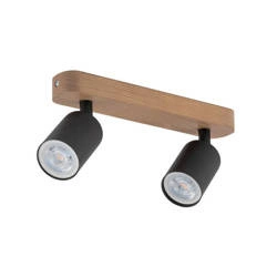 Lampa sufitowa TOP WOOD 3291 2xGU10 czarna