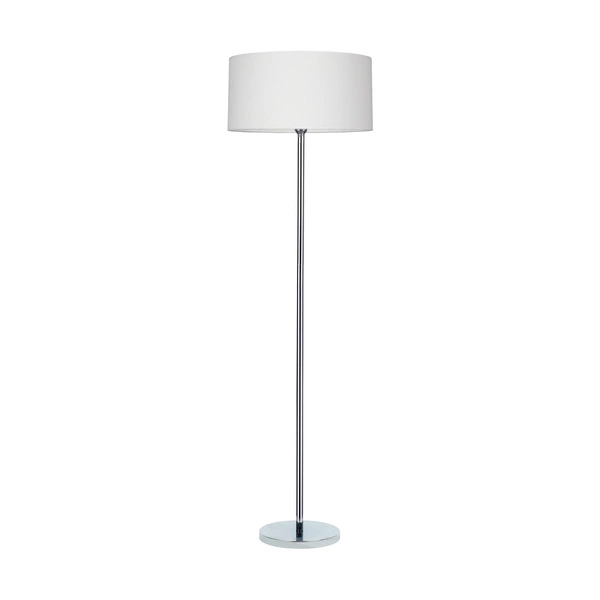 Lampa podłogowa Leila 1xE27 maks. 60W chromowany metal/przezroczysty kabel PVC/wielokolorowy papier + klosz z PCV ze wzorem krokodyla 6651028