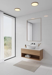 Lampa sufitowa OJA LED 2700K Biała ciepła Plastik | Drewnopodobne