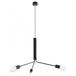 Lampa wisząca DUOMO 3D SL.0303 czarna 3xE27