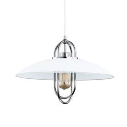 Lampa wisząca ALFA SALIX CHROM 1xE27 30cm | 60454