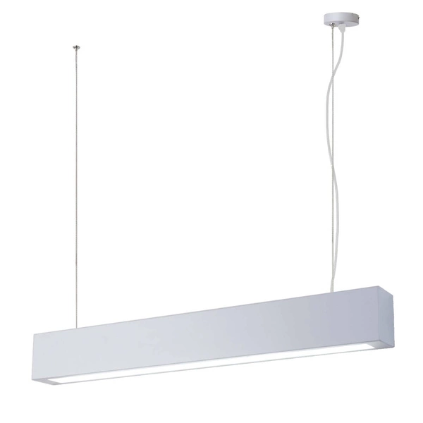 Lampa wisząca średnia IBROS 18W 3000K IP20 dł. 63cm | biała