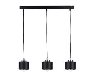 Lampa wisząca 3xE27 SIMPLY BLACK/SILVER