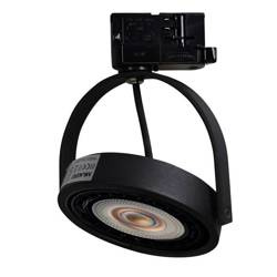 Reflektor szyno przewodu 3F LUGAR BLACK track light AR111 | czarny