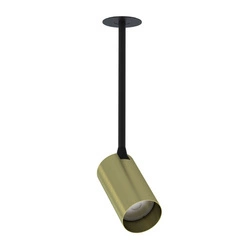 Lampa punktowa podtynkowa MONO SURFACE LONG S 29cm GU10 | mosiężny 7741