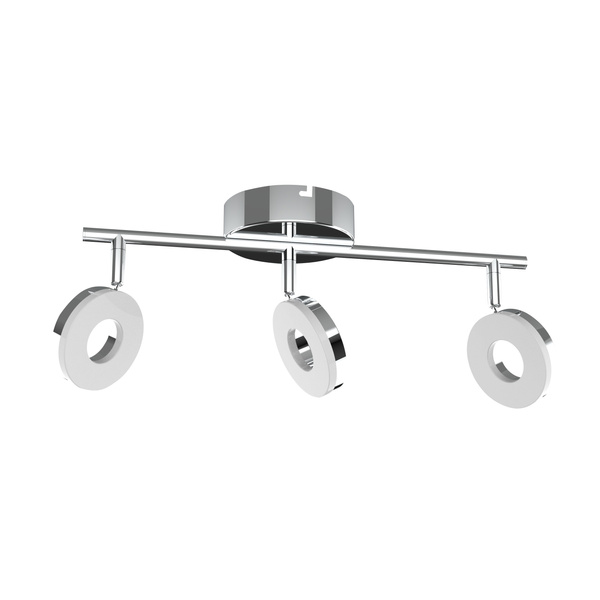 Lampa sufitowa THEMA listwa 3x5W LED, chrom, barwa ciepła 3000K, 93-60785