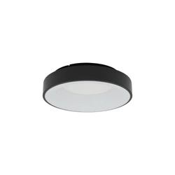 Plafon NIKKI ROUND LED śr. 38cm 32W barwa neutralna 4000K | czarny 11210