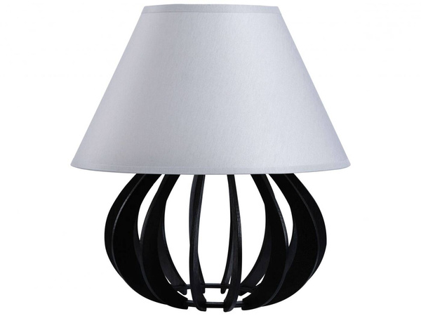 Lampka nocna 1xE27 NORA BLACK GREY  963