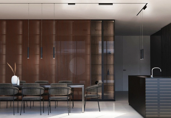 Oprawa LINE LED 20cm 9W barwa ciepła 3000K do szyn magnetycznych | czarny 10143