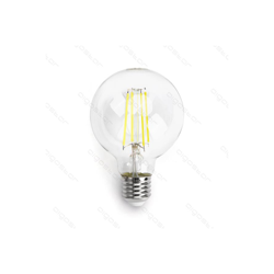 Żarówka LED kulka Filament E27 4W  G80 zimna 6500K