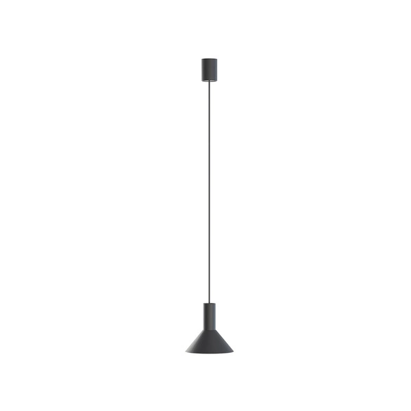 Lampa wisząca HERMANOS A BLACK szer. 18cm GU10 | czarny  8105