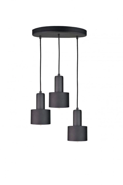 Lampa wisząca 3xE27 LUCE BLACK