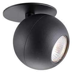 Lampa spot sufitowy do salonu i biura BUELL1 GU10 50W wys. 12cm | czarny