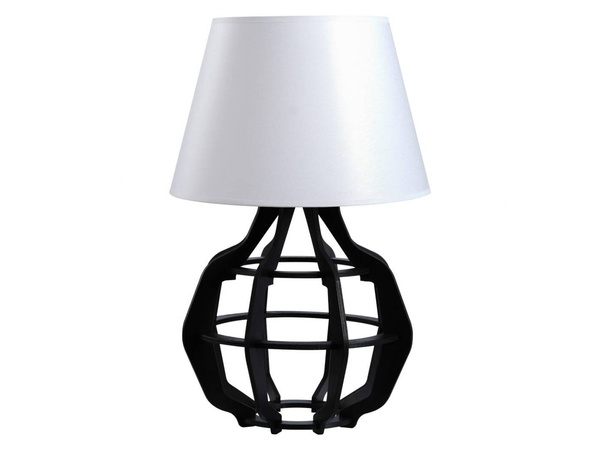 Lampka nocna 1xE27 BENTO BLACK WHITE 925