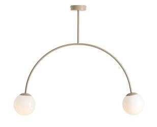 Lampa sufitowa PLAFON UNA 2 BEIGE 2xE14 | Beżowy