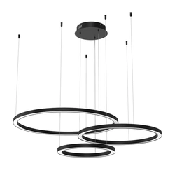 Lampa wisząca GALAXIA, ML8789, czarna, 85W LED, barwa ciepła 3500K