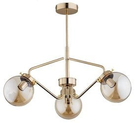 Lampa sufitowa ALFA BARSUM ZŁOTA 3xE14 56cm | 27583