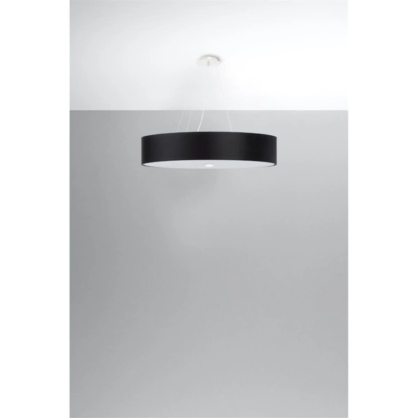 Lampa wisząca SKALA SL.0802, 70cm, czarna, 6x60W E27