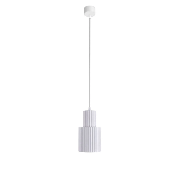 Lampa wisząca Tokio 1, duża, biała, 1x60W E27