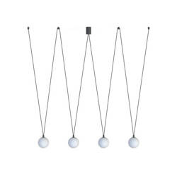 Lampa wisząca SLING IV 4xG9 | czarny  10354