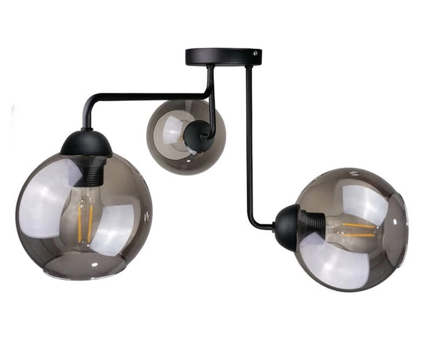 Lampa sufitowa 3xE27 COSMO BLACK