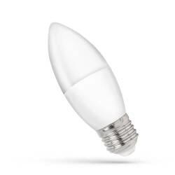 LED ŚWIECOWA E-27 230V 8W WW SPECTRUM