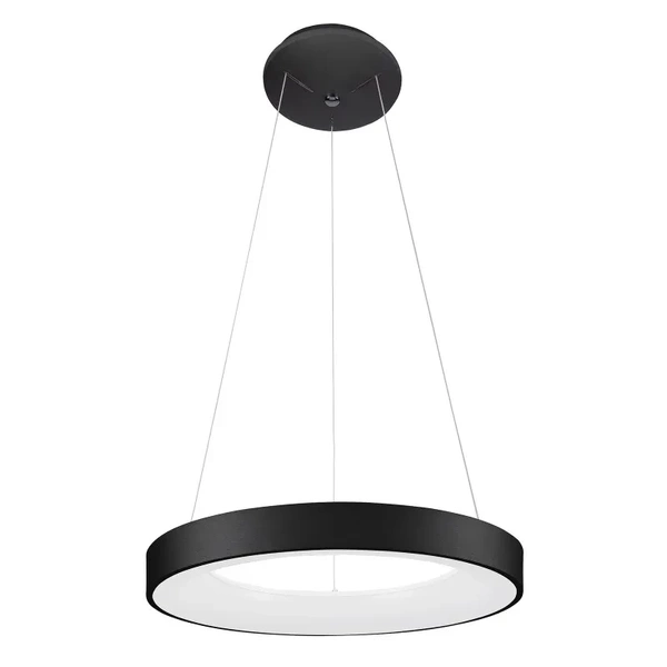 Lampa wisząca Giulia 48cm 40W LED barwa neutralna 4000K | czarny/biały