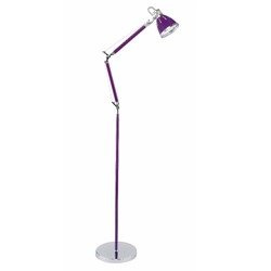 Lampa stojąca, wysoka, podłogowa, biurowa fiolet JERONA 180cm