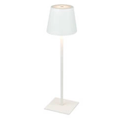 Lampa stołowa akumulatorowa ściemnialna TAZA WHITE CCT DIMM 3,5W 400lm IP54 | Biała