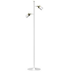 Lampa podłogowa JOKER WHITE/GOLD 1xGU10