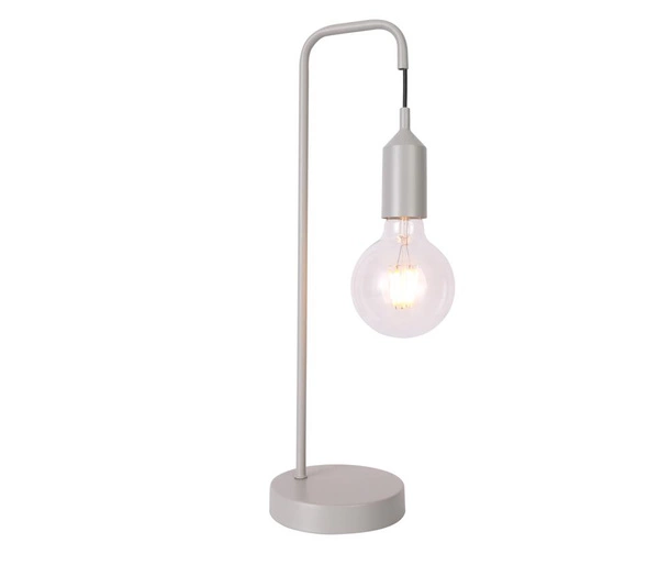 Lampa stołowa LAREN, 50501196, szara, 1x40W E27