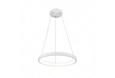 Lampa wisząca Italux Vico 58cm 48W LED barwa zmienna (CCT) | biały