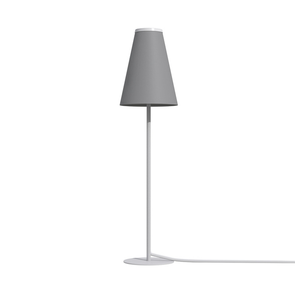 Lampa stołowa TRIFLE GRAY 44cm G9 | szary 7760