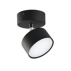 Lampa sufitowa CLARK BLACK 1x GX53 szer.11 cm | czarny 3402