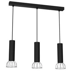 Lampa Wisząca DANTE, MLP7360, czarny/chrom, 3x8W LED GU10